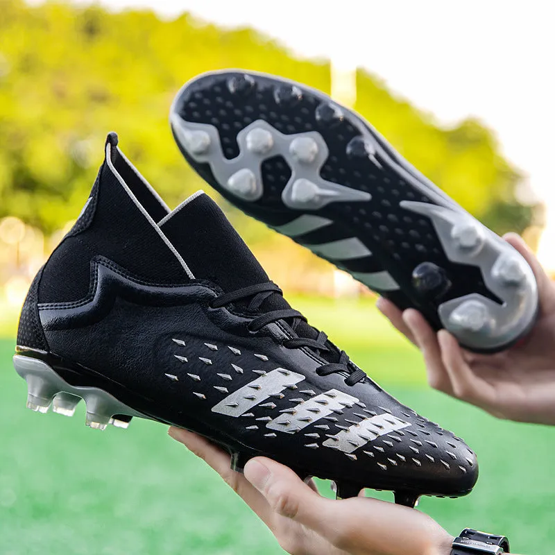 Non-Slip High-Top Soccer Cleats for Adult and Kids, Breathable