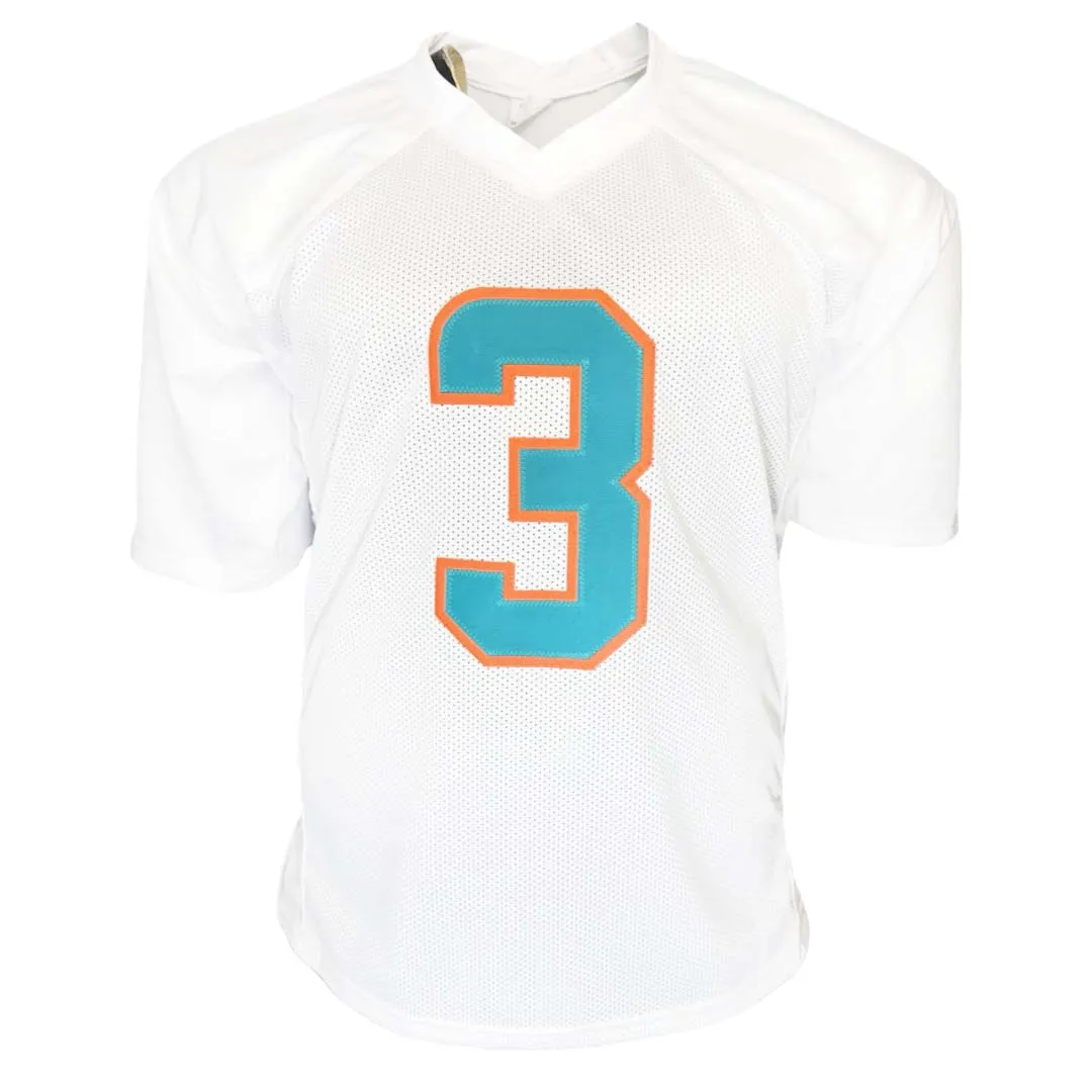 Odell Beckham Jr Signed Miami White Football Jersey (Beckett)