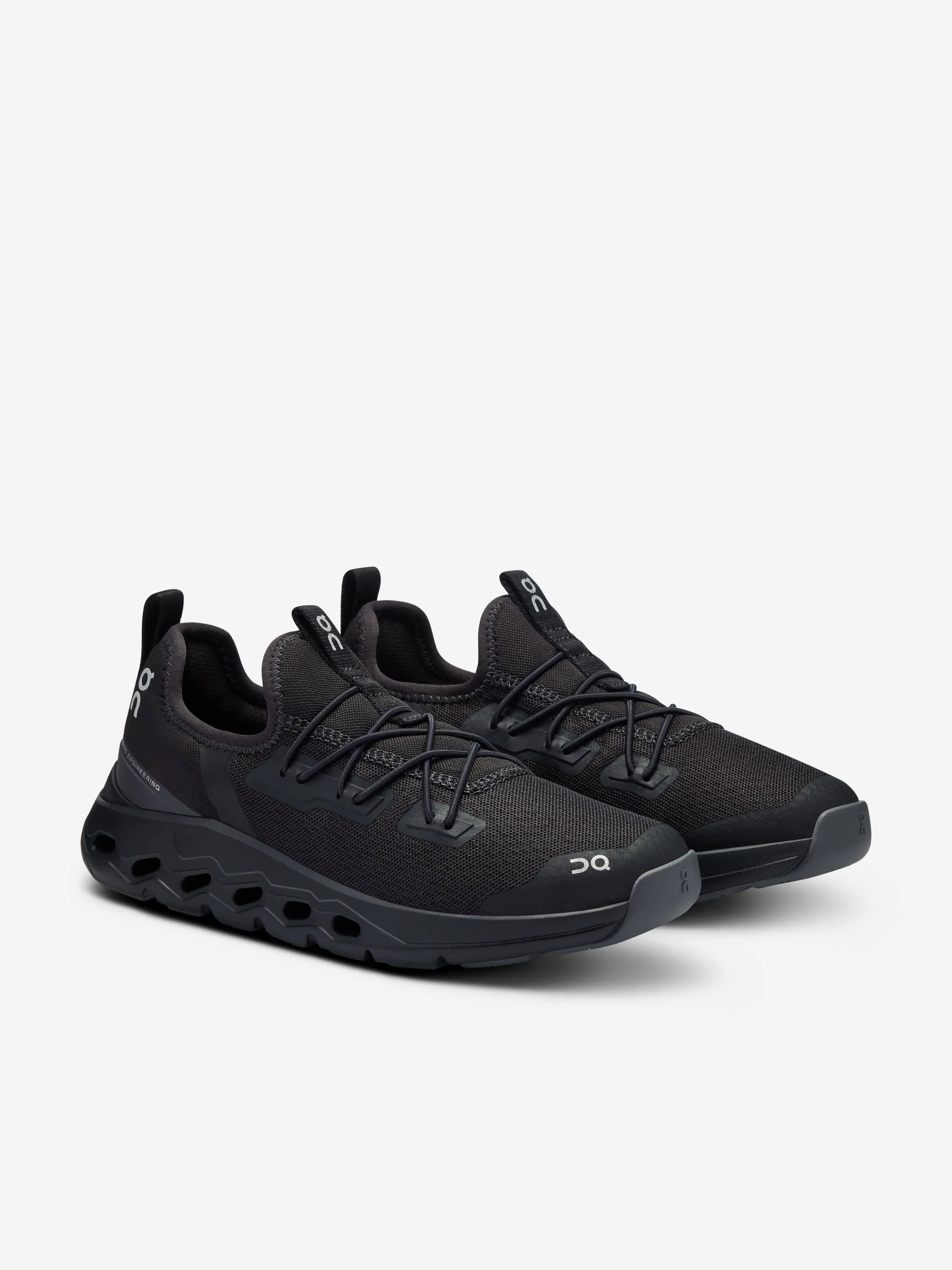 On Running Kids Cloudleap Trainers in Black