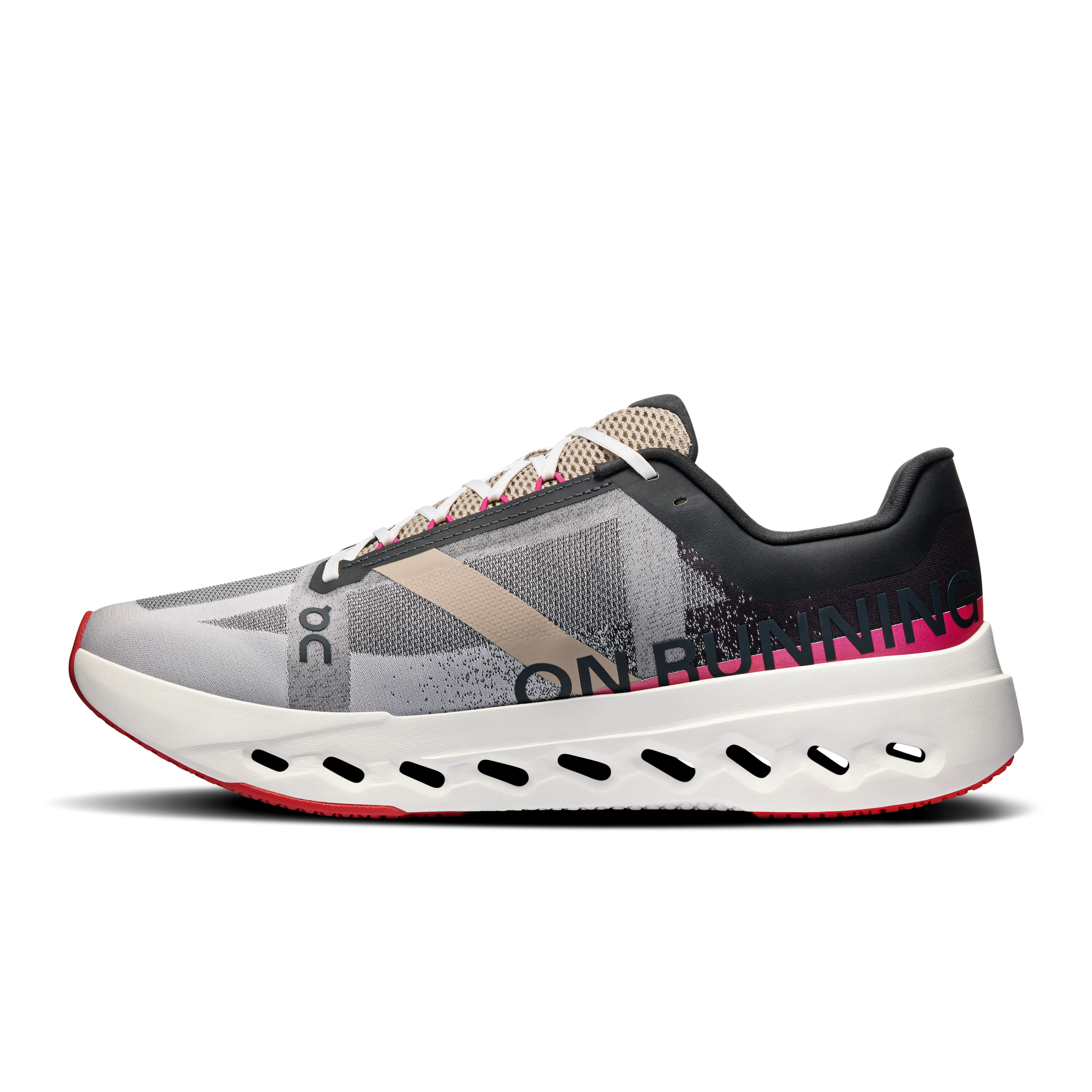 On Running Men's Cloudsurfer Next Shoes - Black / White