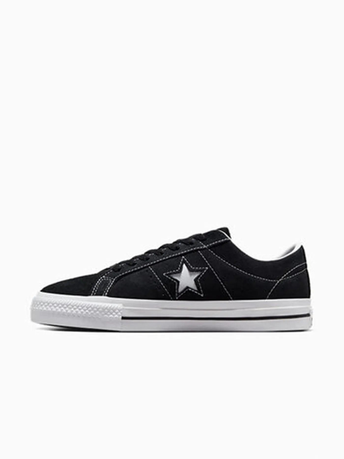 One Star Pro Suede Black/Black/White Shoes