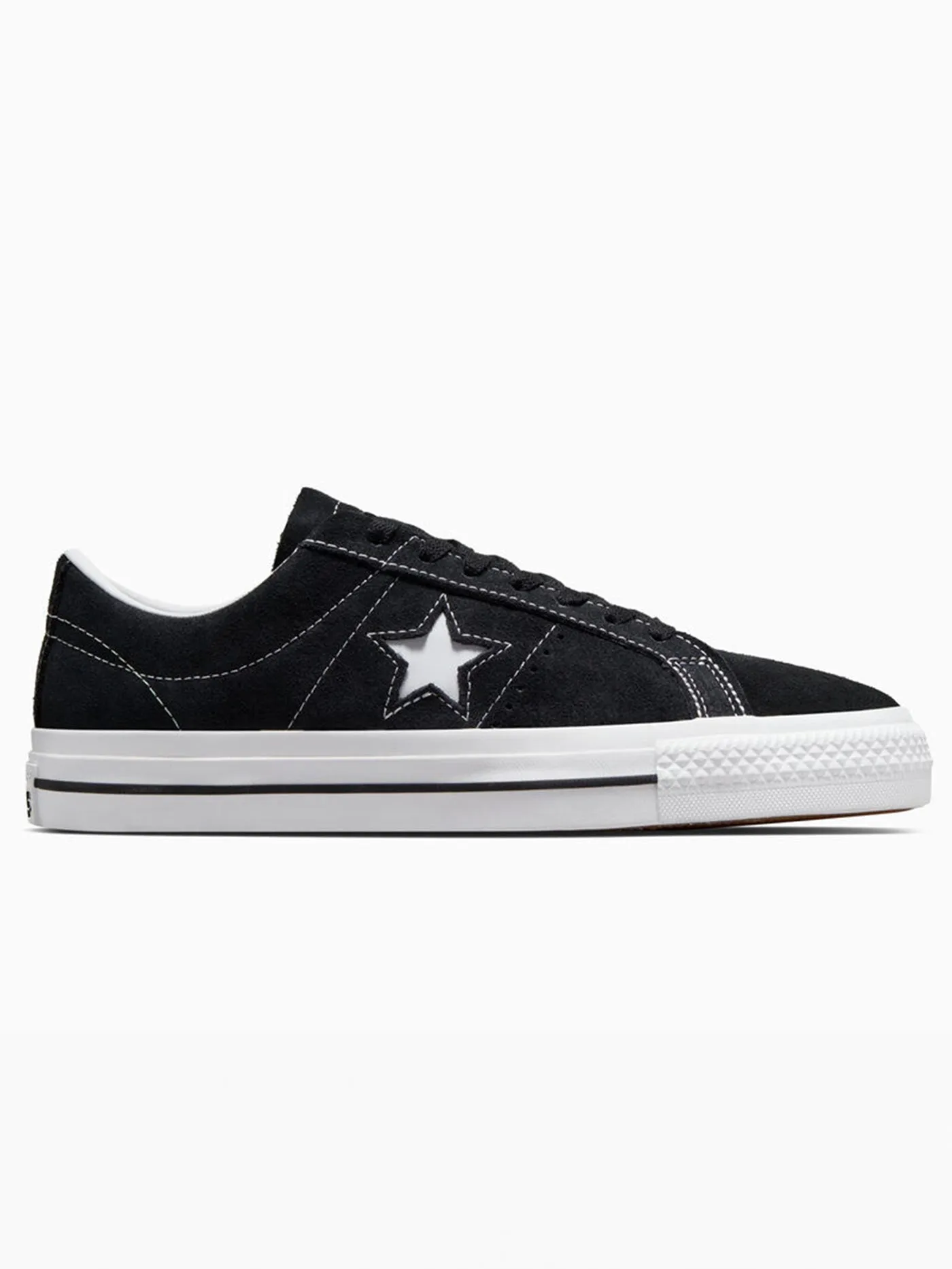 One Star Pro Suede Black/Black/White Shoes