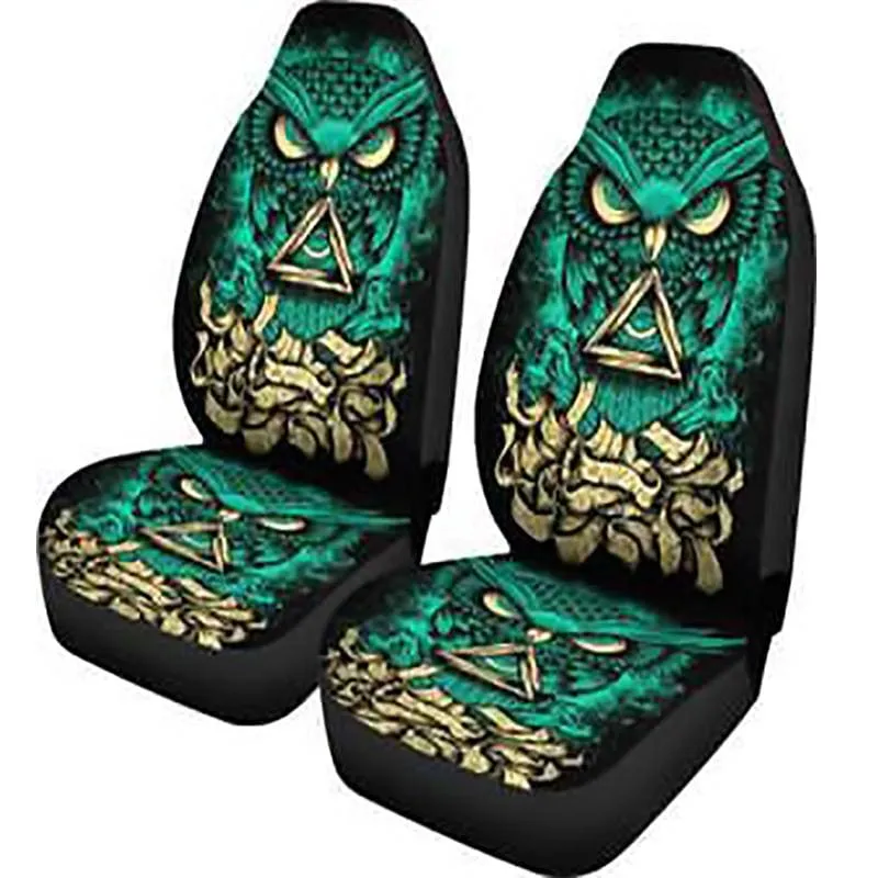 Owl Car Seat Covers 2pcs | Pet Seat Covers