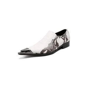 PatchLuxe Exotic Leather Dress Loafers