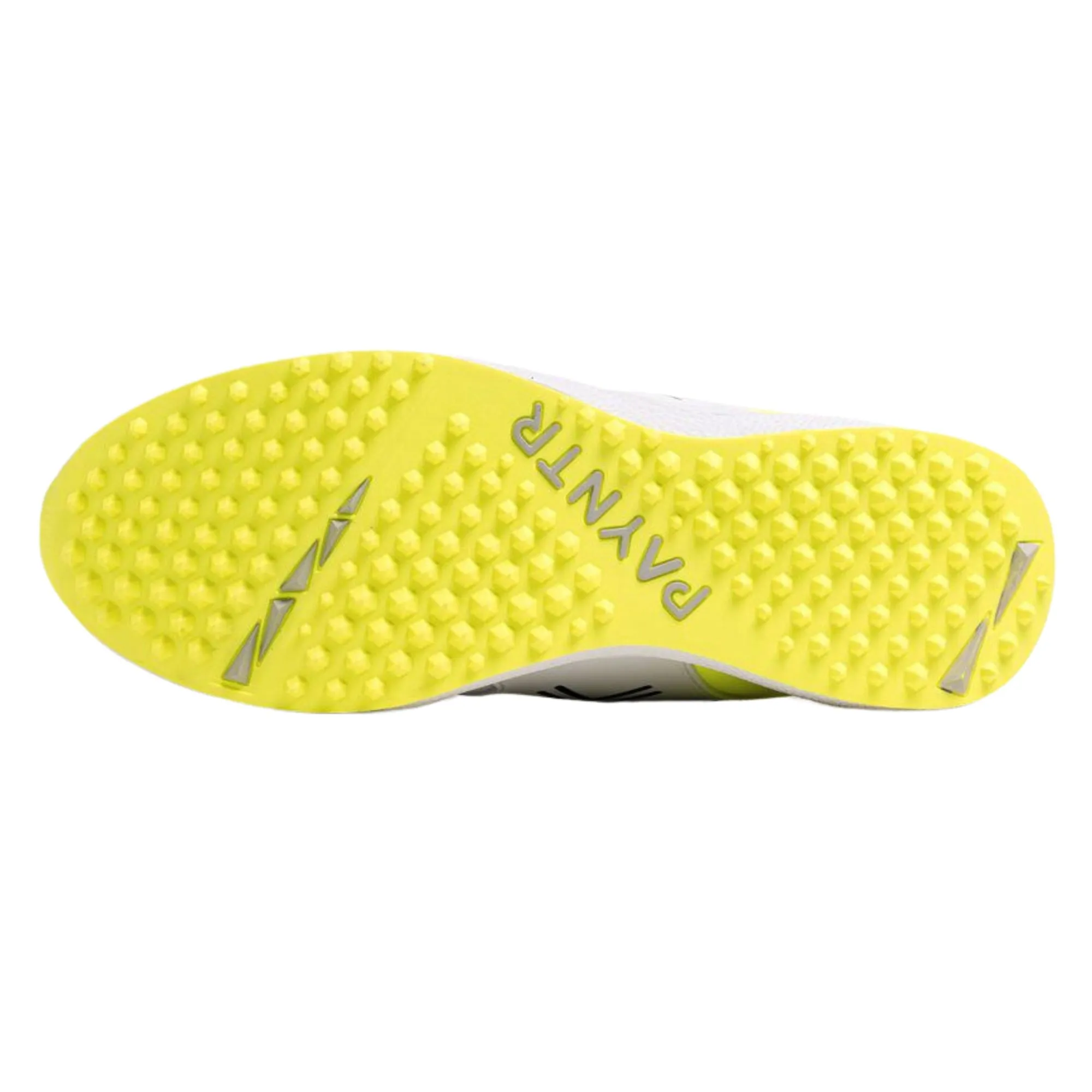 Payntr Cricket Shoes, X-MK3-Evo-Pimple All Rounder Cricket Shoes - White/Yellow