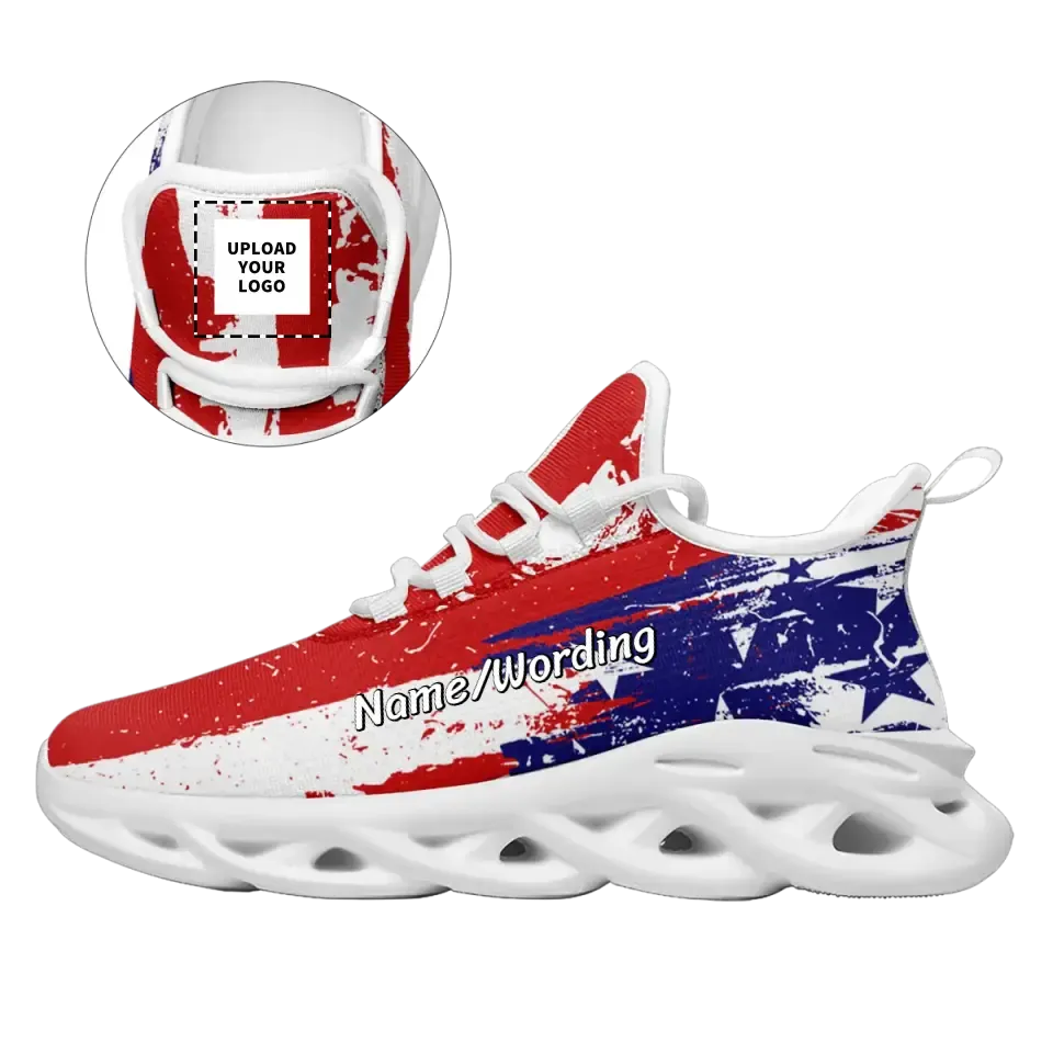 Personalized America Flag, Custom Patriotic Shoes, USA Flag, Pride Shoes,MS-23020109