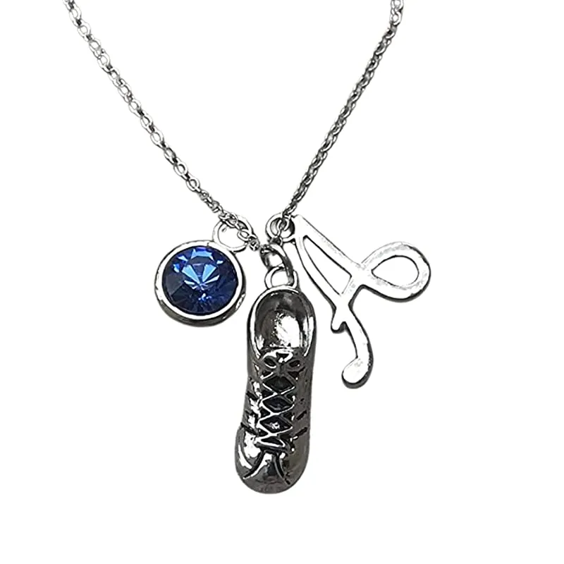 Personalized Runner Charm Necklace