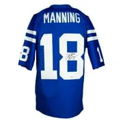 Peyton Manning Signed Colts Mitchell & Ness Throwback Football Jersey Fanatics