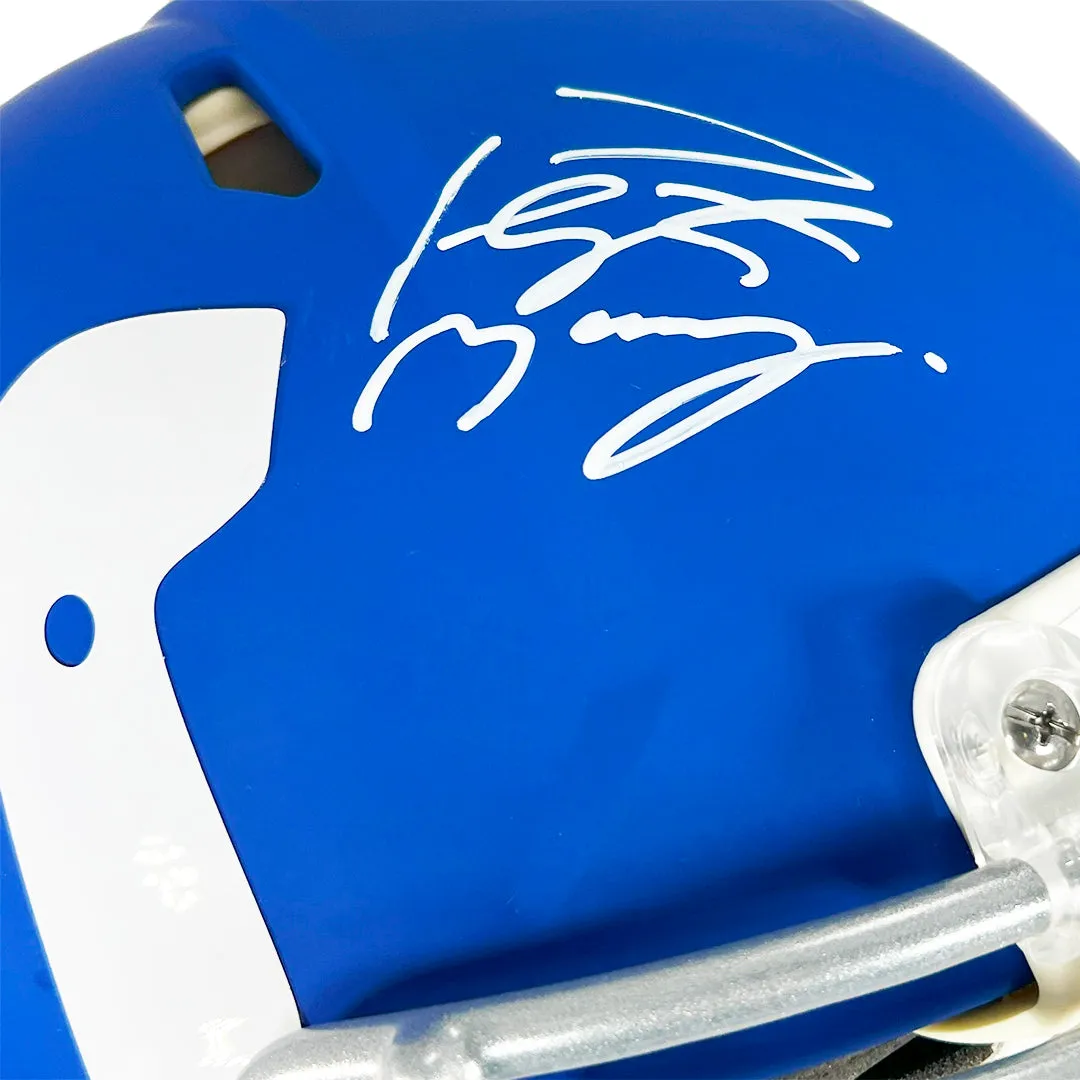 Peyton Manning Signed Indianapolis Colts Authentic AMP Full-Size Football Helmet (Fanatics)