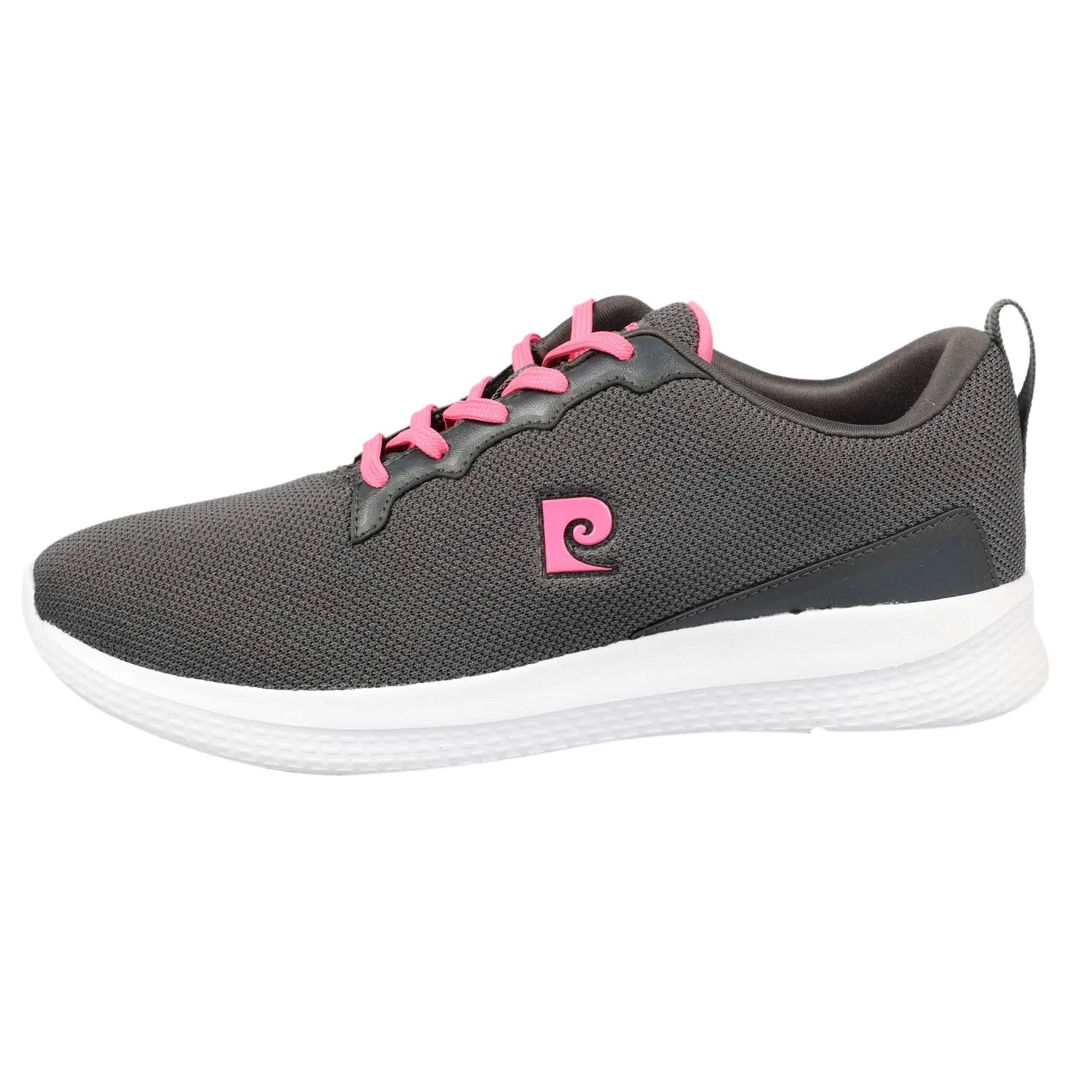 Pierre Cardin Women's Elle Un Dk.Grey-Pink Running Shoes-5 UK (38 EU) (Energia PC0300)