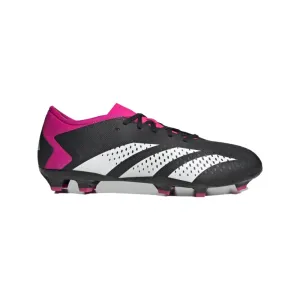 Predator Accuracy.3 Low Firm Ground Football Shoe (Black/White/Pink)