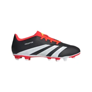 Predator Club Flexible Ground Football Shoe (Core Black/Cloud White/Solar Red)