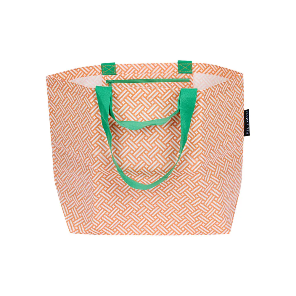 Project Ten Rattan Medium Tote