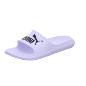 PUMA Unisex's Divecat v2 White Black Sandals-7 UK/India (40.5 EU) (4060979067745), Puma White-Puma Black