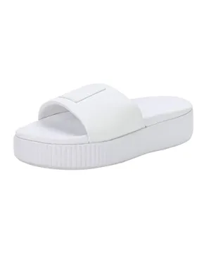 Puma Womens Platform Slide Wns Puma White-Puma White Slide -6 UK (36612108)