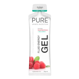 Pure Sports Nutrition - Fluid Energy Gels - Raspberry (with caffeine)