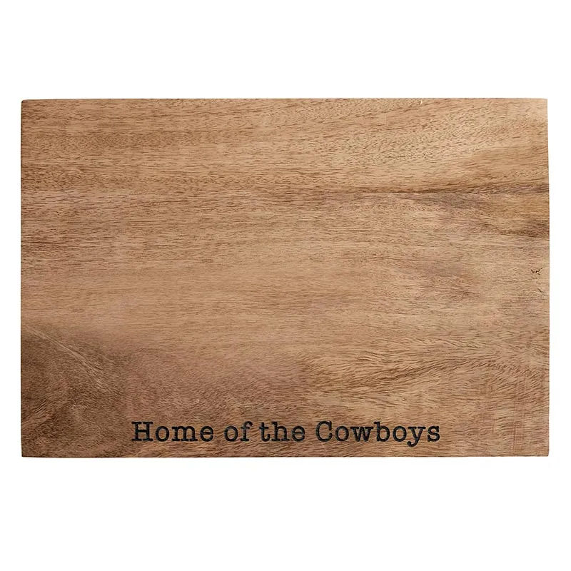 "Home of the Cowboys" Cutting Board