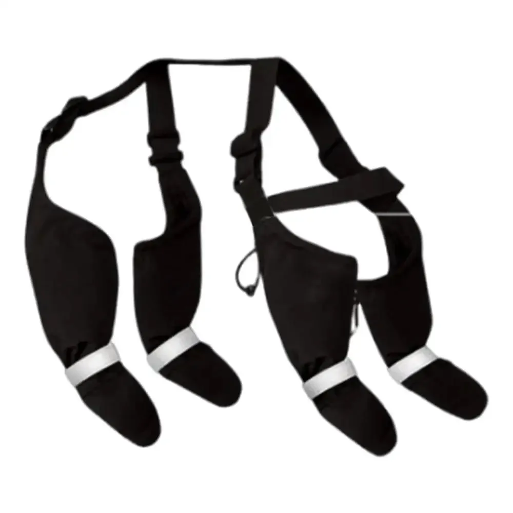 Reflective Dog Suspender Boots - Non-Slip Adjustable Walking Shoes