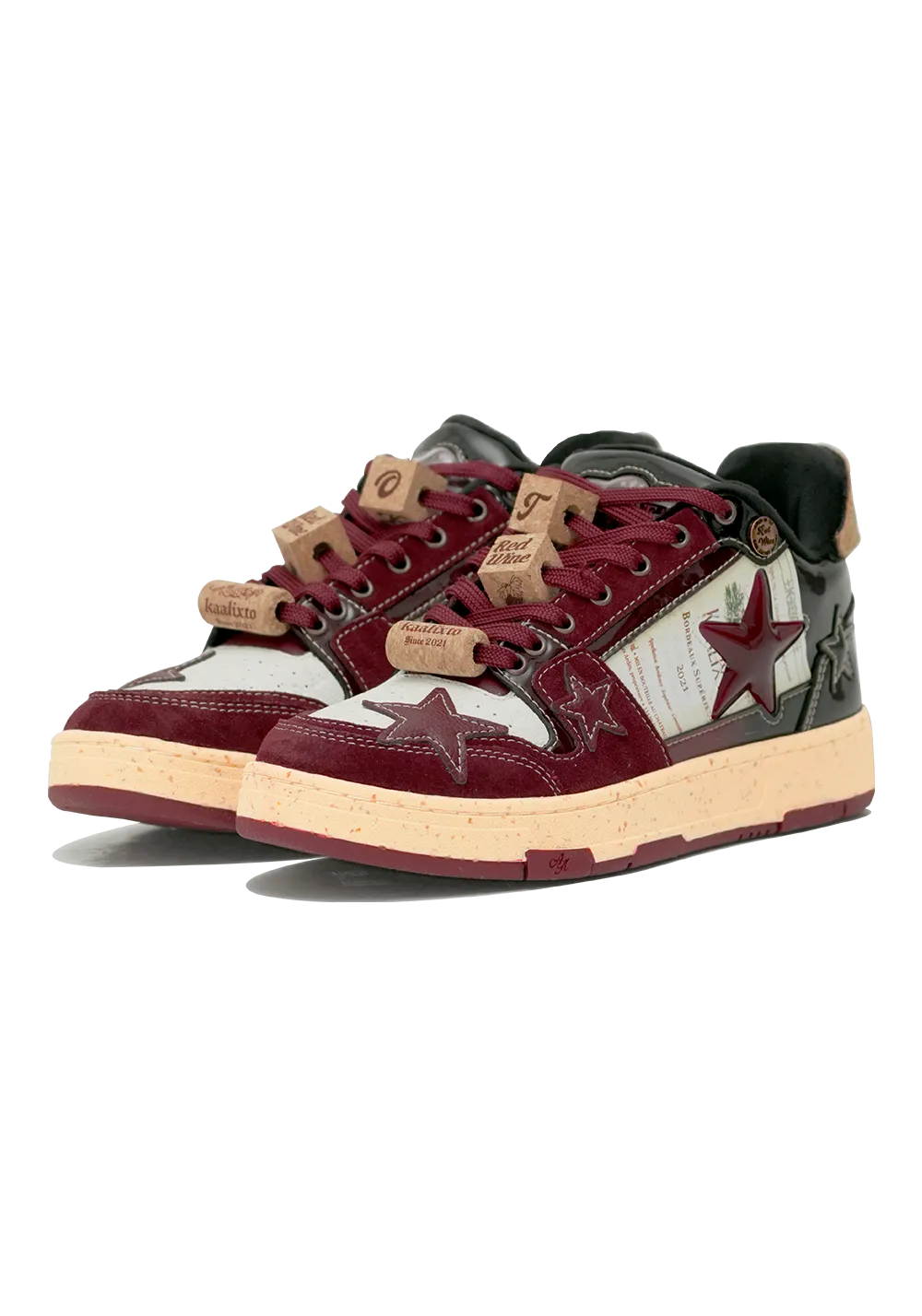 Retro Star Sneakers-Wine Limited