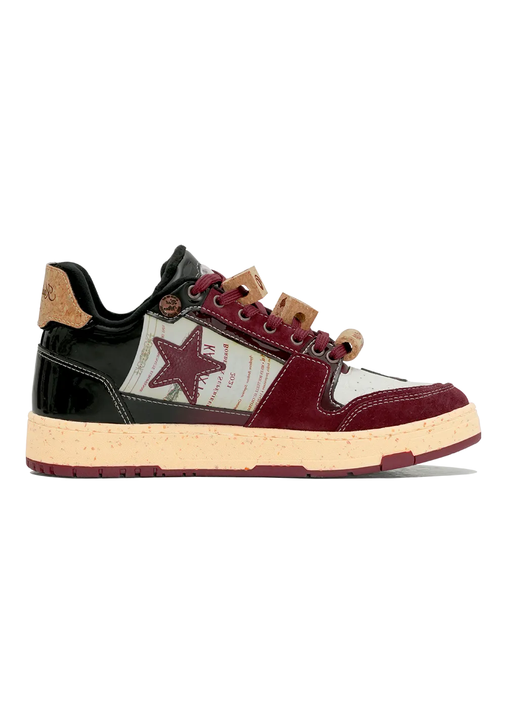 Retro Star Sneakers-Wine Limited