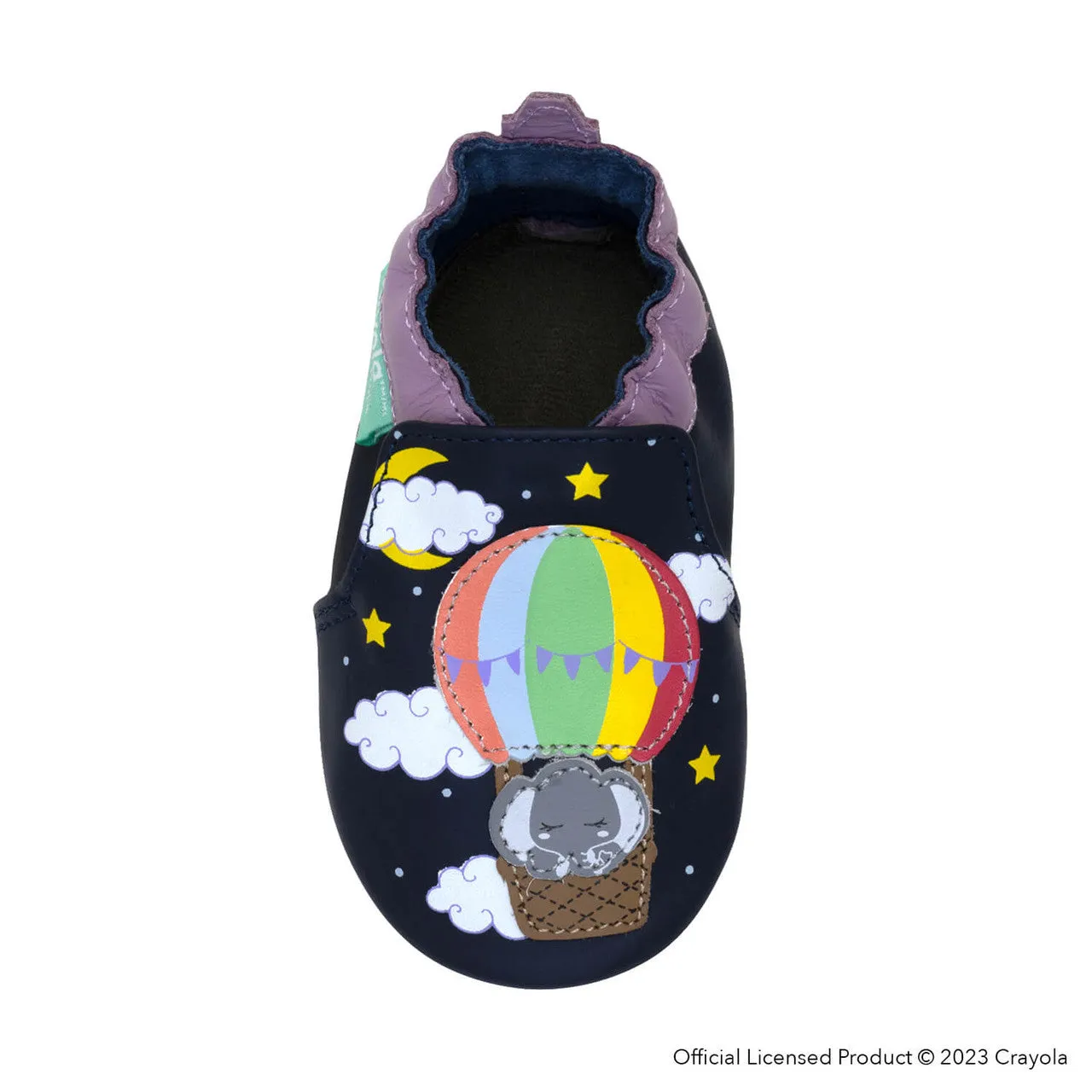 Robeez Crayola Rise Above Soft Soles Color: Navy