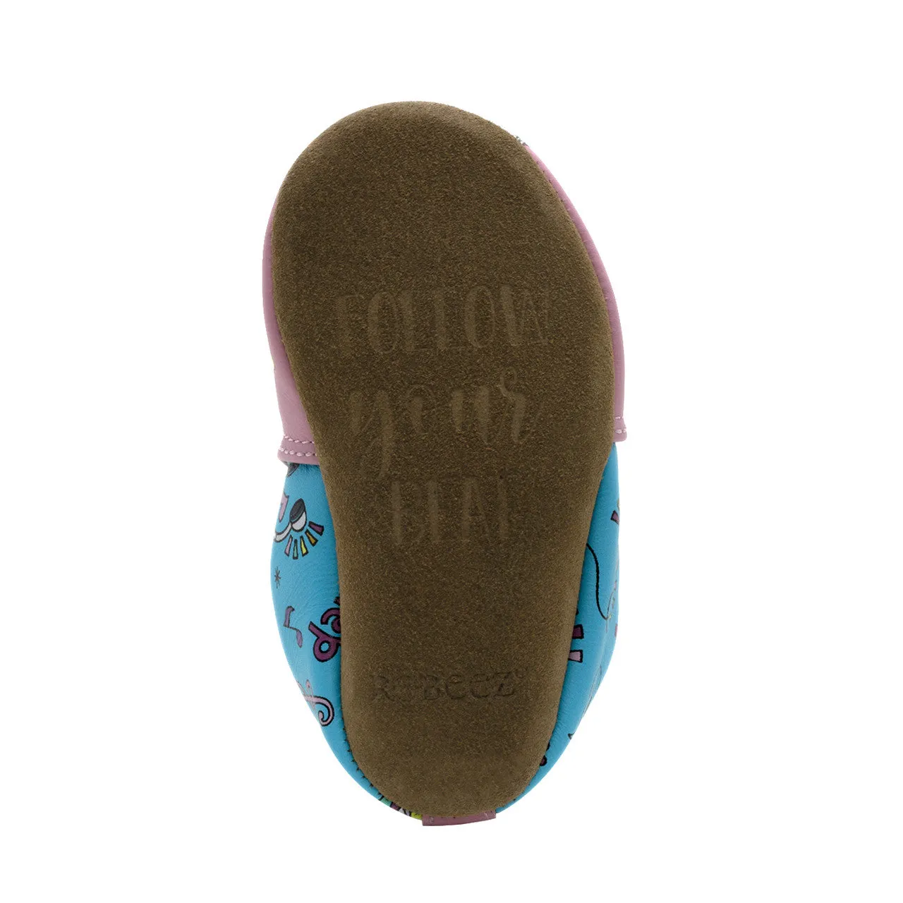 Robeez Follow Your Beat Soft Soles Color: Pink