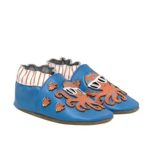 Robeez Octopus Soft Soles Color: Blue