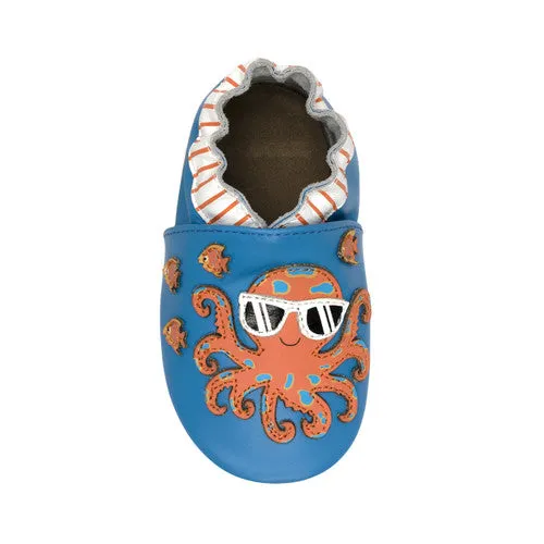 Robeez Octopus Soft Soles Color: Blue