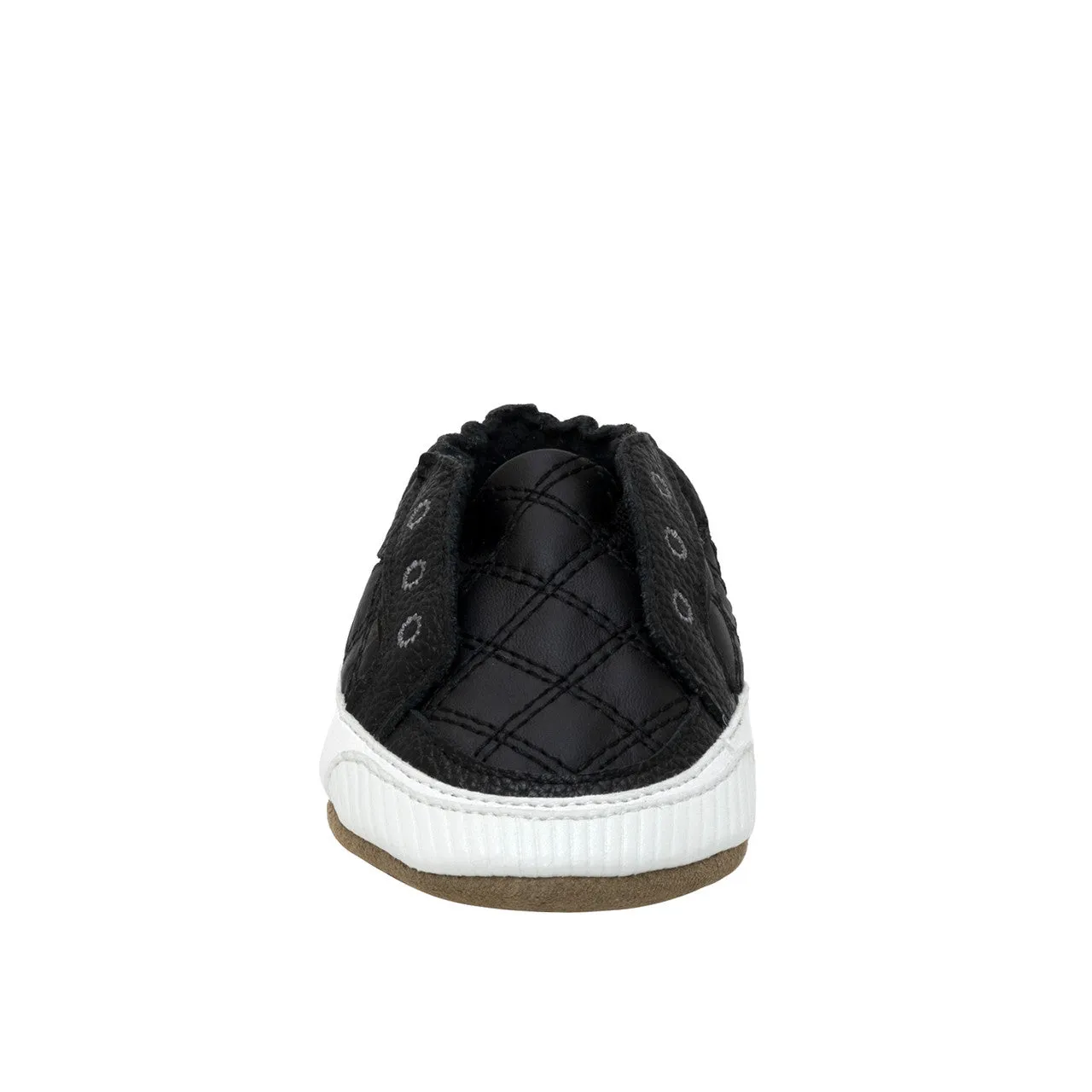 Robeez Stylish Steve Quilted Soft Soles Color: Black