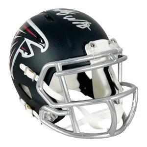 Roddy White Signed Atlanta Falcons Speed Mini Football Helmet (Beckett)