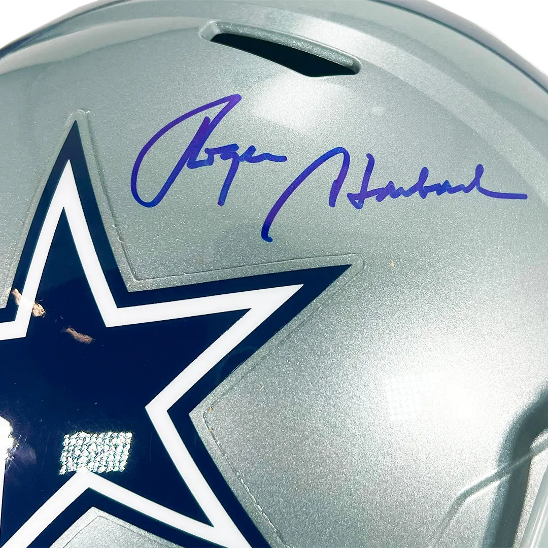 Roger Staubach Signed Dallas Cowboys Speed Full-Size Replica Football Helmet (Beckett)