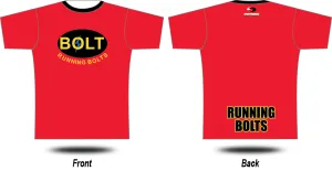 RUNNING BOLTS - Red Parkrun Tee