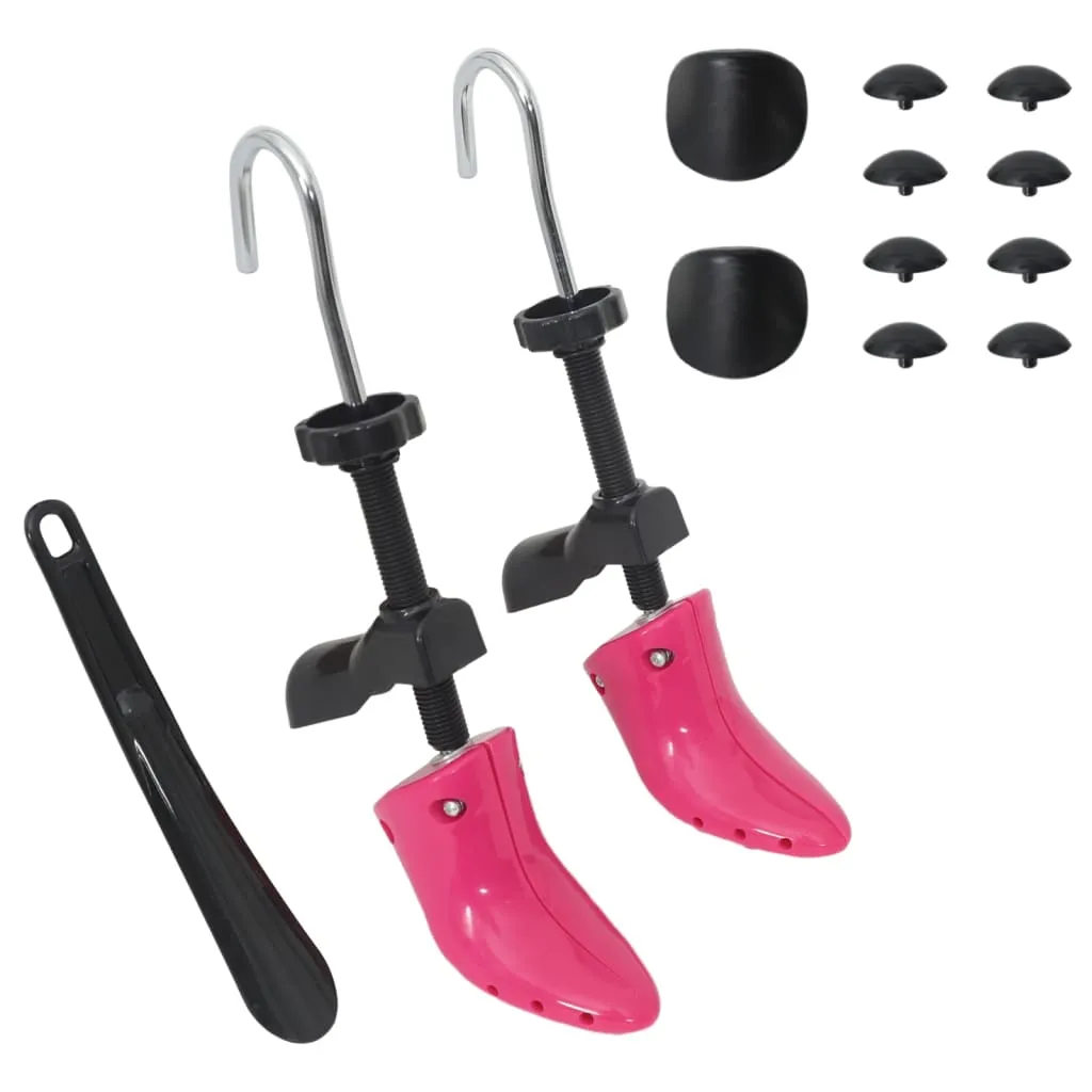 Shoe Stretchers with Shoe Horn Pink EU 34-40 Plastic