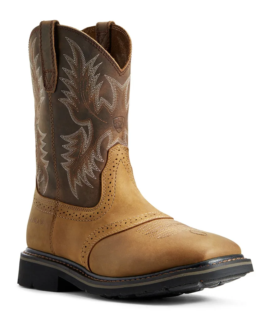 Sierra Wide Sq Toe Aged Bark by Ariat