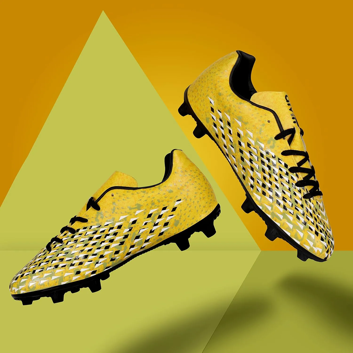 Speed King Football Shoes For Men (Yellow)