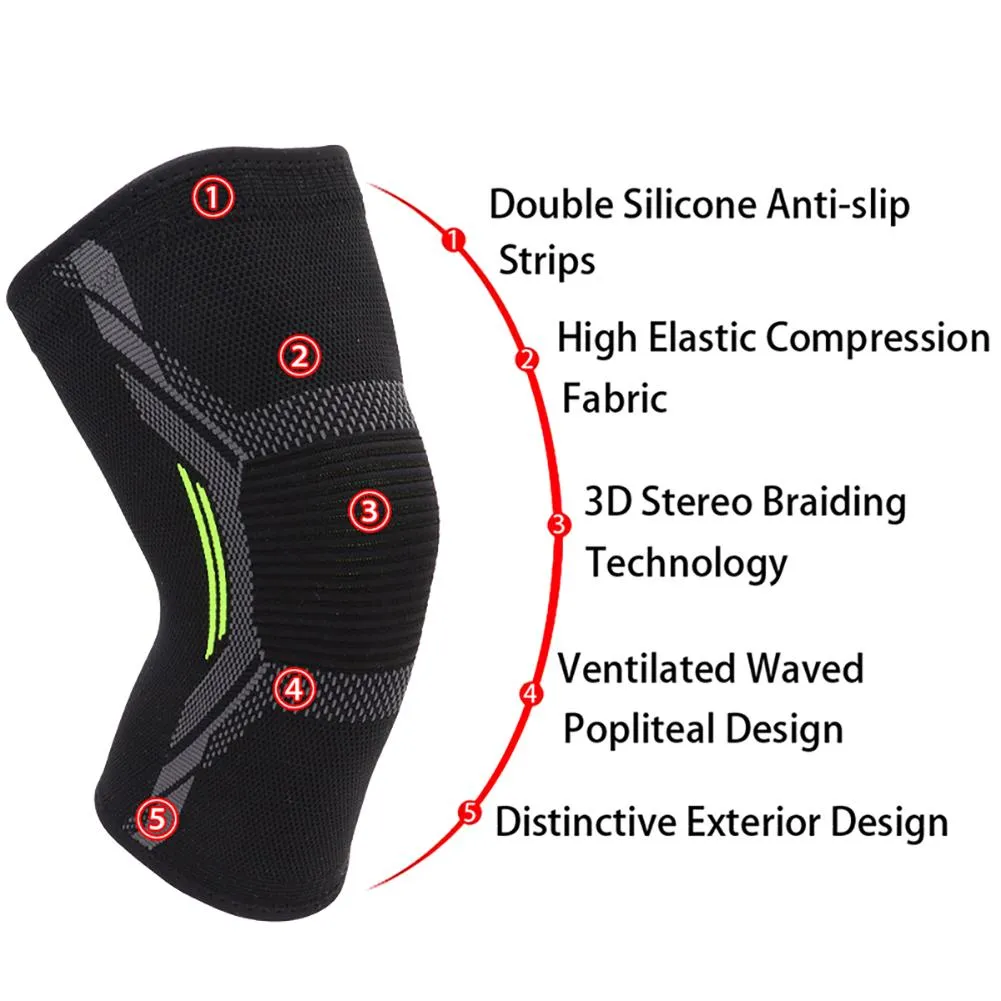 Sports Knee Pads Elastic Non-slip