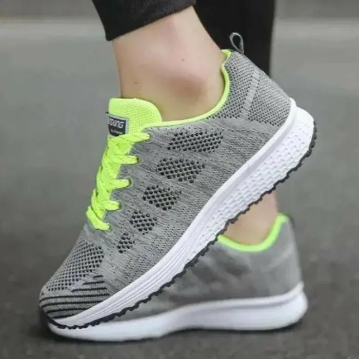 Sports Sneakers Women Casual Shoes Fashion Breathable Walking Mesh Flat Shoes