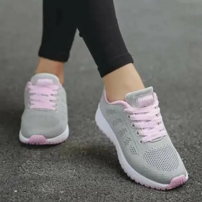 Sports Sneakers Women Casual Shoes Fashion Breathable Walking Mesh Flat Shoes