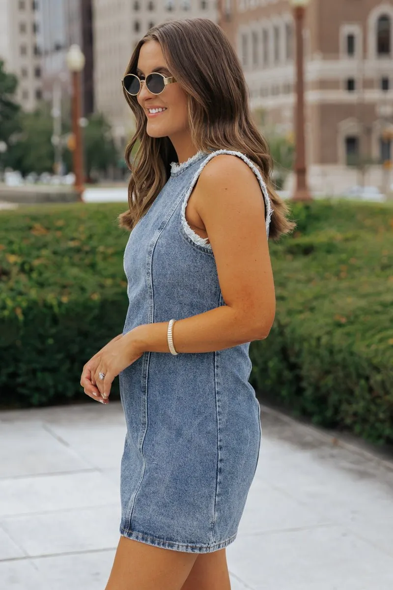 Steve Madden Denim Solara Mini Dress - FINAL SALE