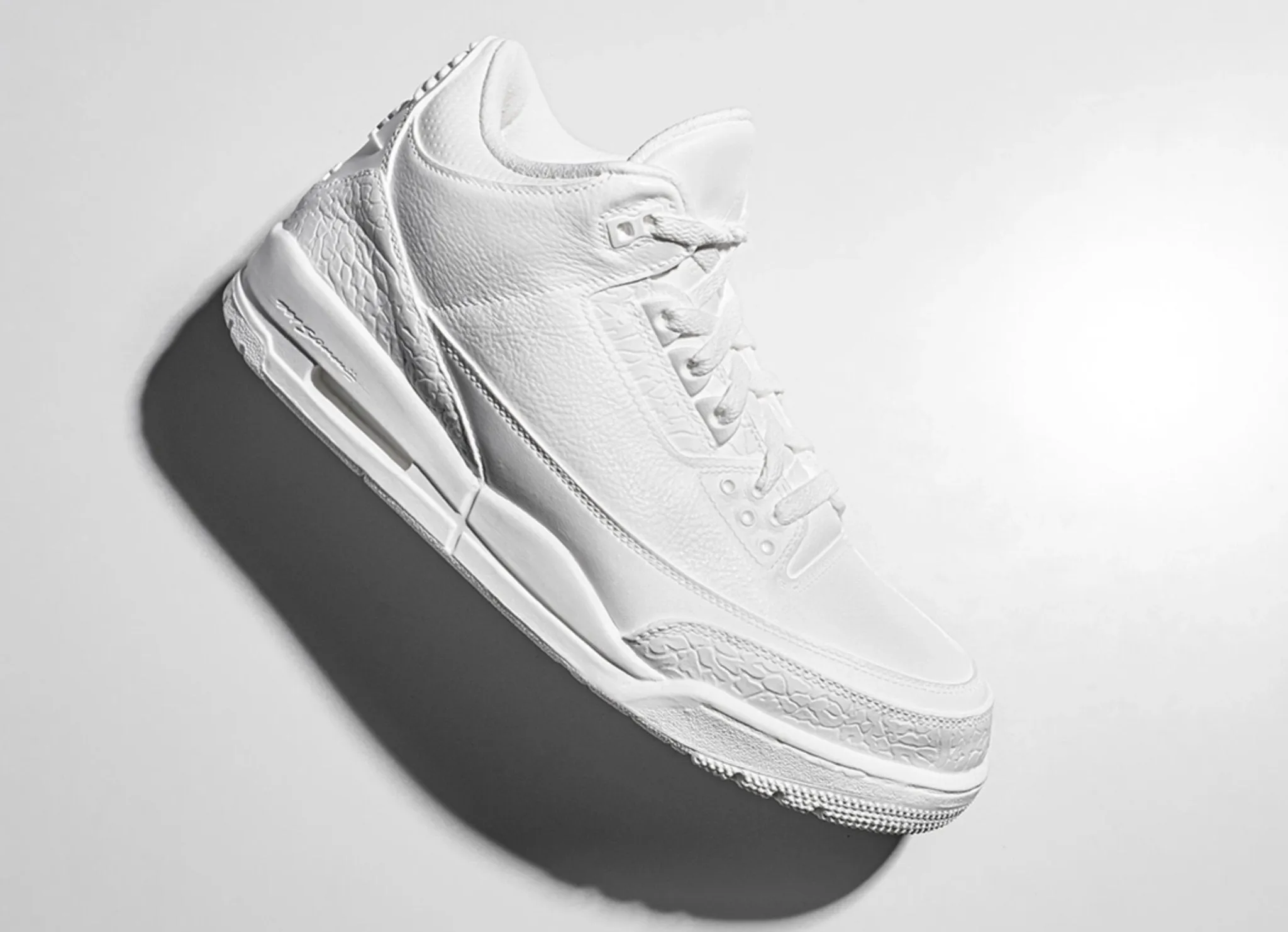 Study 003 White Resin Air Jordan Shoe Sculpture by Matthew Senna