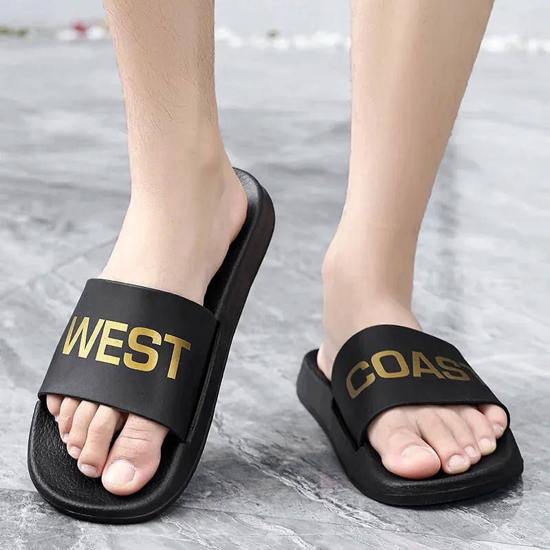 Summer Men Fashion Slippers Shoes Comfortable Beach Flip Flops