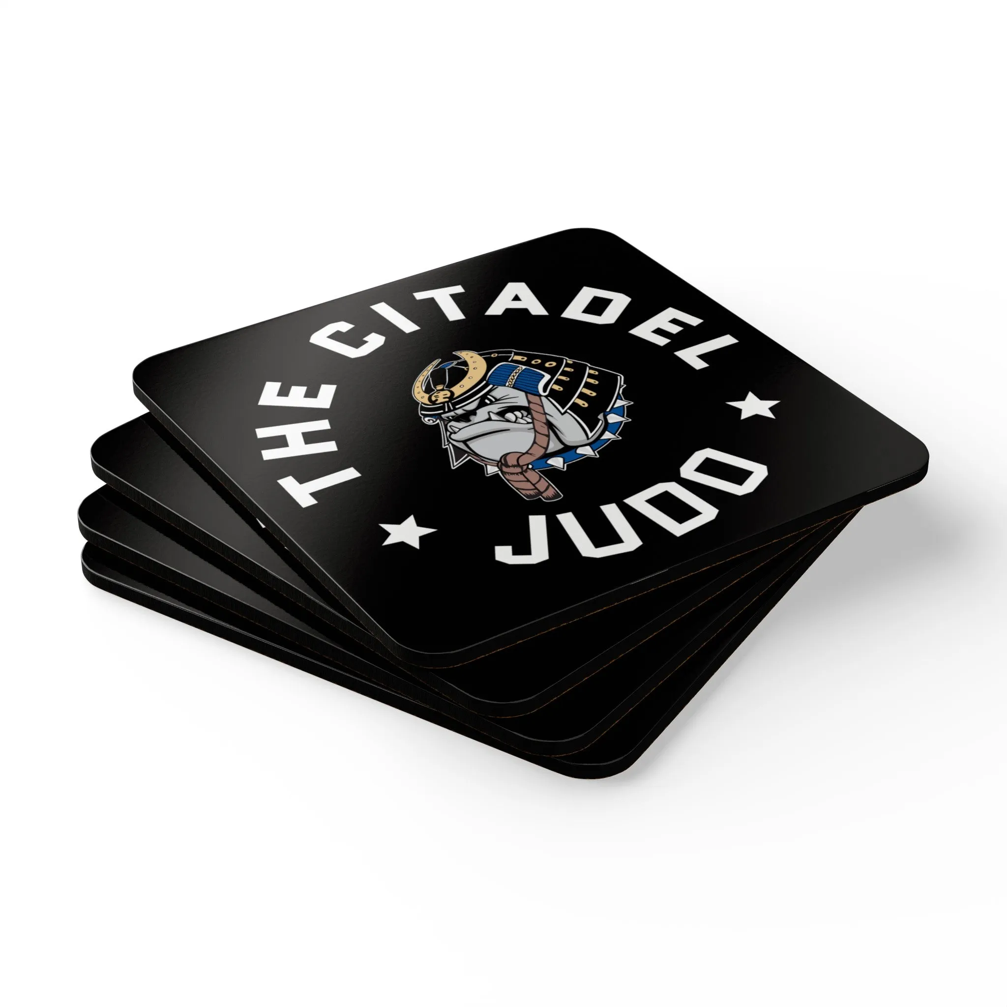 The Citadel, Club Sports - Judo, Corkwood Coaster Set of 4