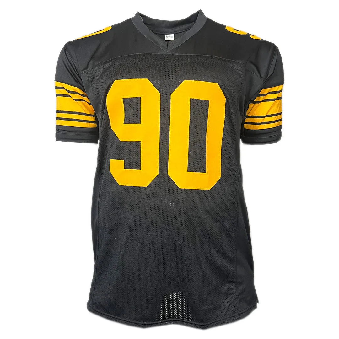 TJ Watt Signed Pittsburgh Color Rush Football Jersey (Beckett)