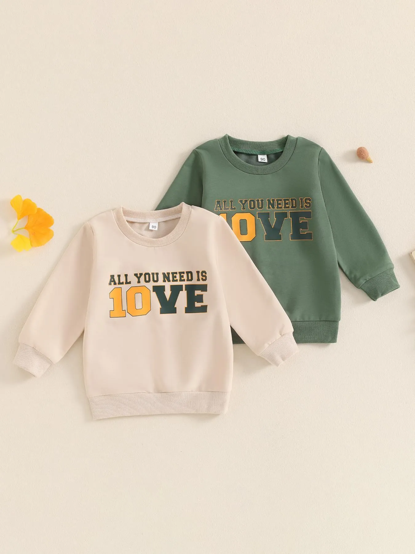 Toddler Baby Boy Girl Football Outfit Long Sleeve Crew Neck Letter Print Sweatshirt Shirt Pullover Fall Clothes, Kids Sweatshirt, Pullover Clothes for Boys Girls