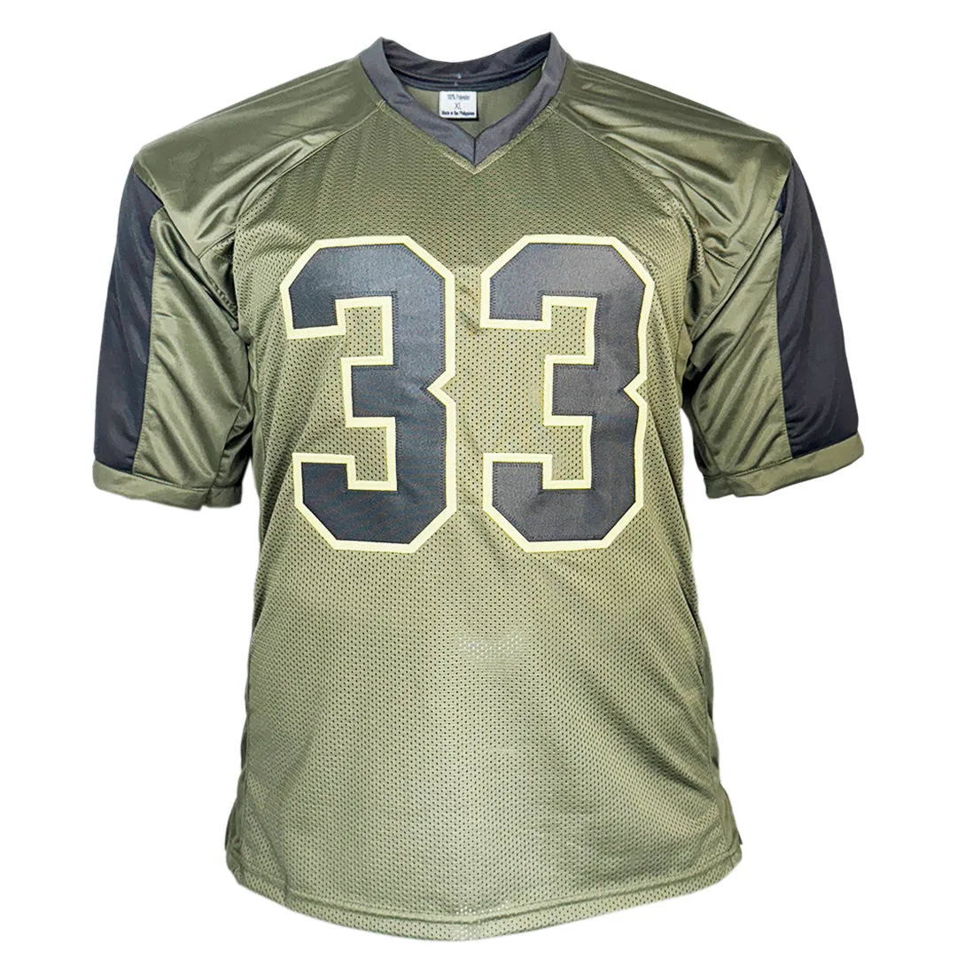 Tony Dorsett Signed Dallas Salute to Service Football Jersey (Beckett)