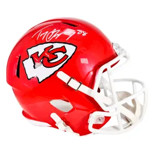 Tony Gonzalez Signed Kansas City Chiefs Speed Full-Size Replica Football Helmet (Beckett)