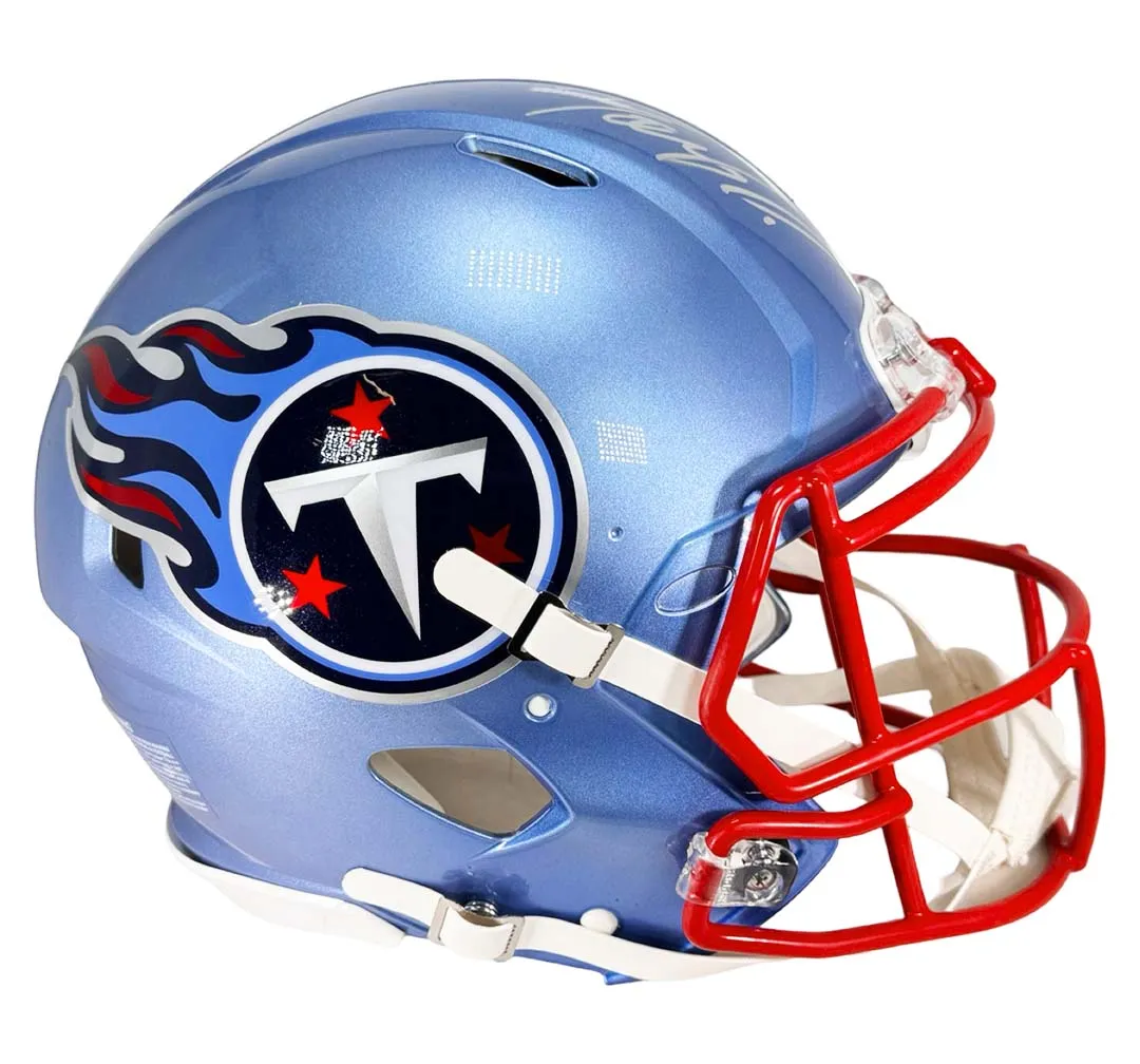 Tony Pollard Signed Tennessee Titans Authentic Flash Speed Full-Size Football Helmet (Beckett)