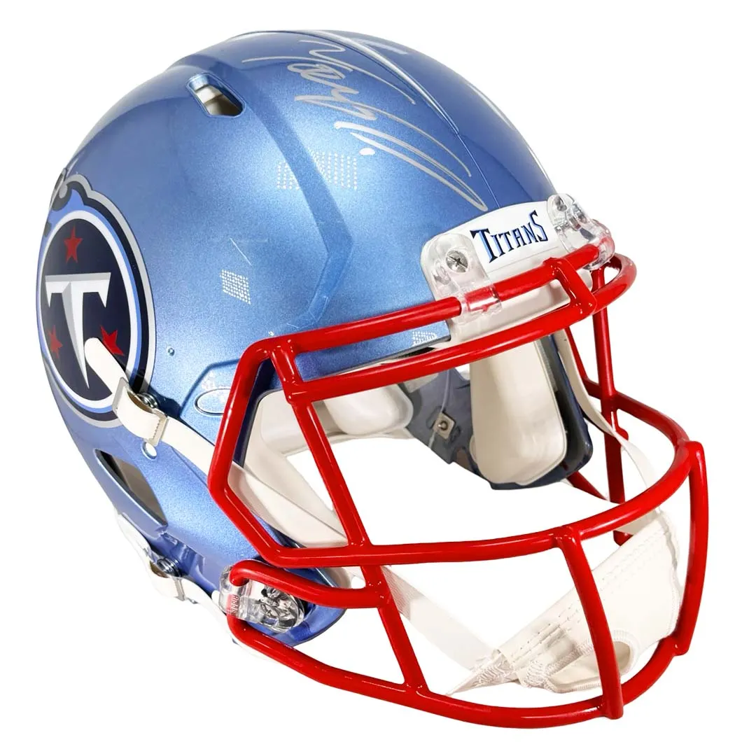 Tony Pollard Signed Tennessee Titans Authentic Flash Speed Full-Size Football Helmet (Beckett)