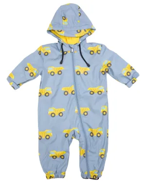 Truck rain suit dusty blue