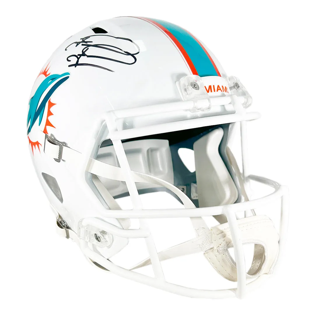 Tua Tagovailoa and Tyreek Hill Signed Miami Dolphins Speed Full-Size Replica Football Helmet (Fanatics/Beckett)